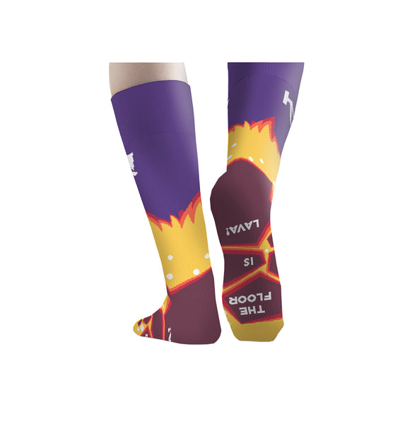 Kahoot! The floor is lava socks